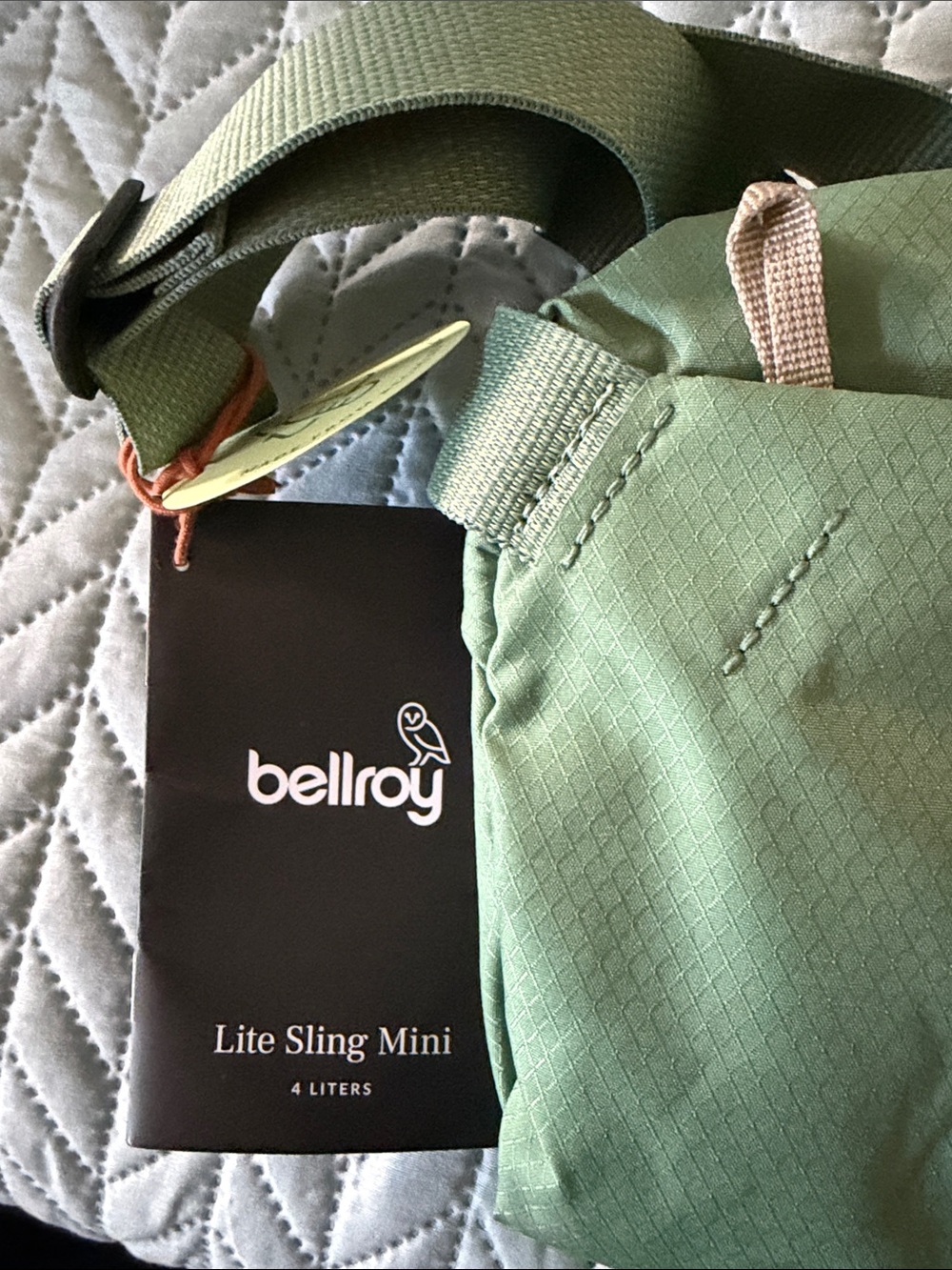 Bellroy Sage Green Sling Pouch - Picture 11 of 11